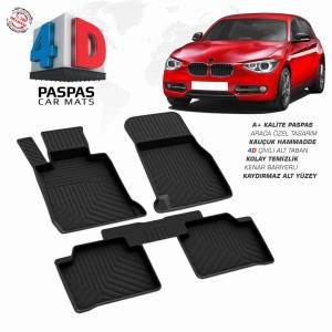 Bmw 1 Series F20  Pool Design Rubber Car Mat 2011-2019
