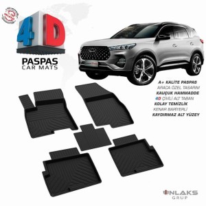 Chery Tiggo 7 Pro - 4D Rubber Car Mats 2023-