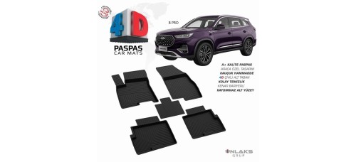 Chery Tiggo 8 Pro - 4D Havuzlu Paspas 2023 ve Üzeri 