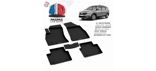 Dacia, Lodgy, 4D Havuzlu Paspas, 2012 ve Sonrası