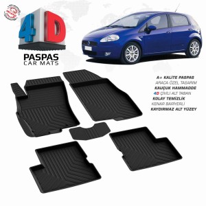 Fiat Punto, Pool Design Rubber Car Mat, 2006-