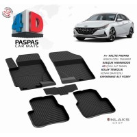 Hyundai Elantra 7 4D Pool Design Rubber Car Mat 2020-