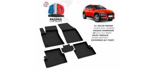 Hyundai Kona 4D Havuzlu Paspas 2018 ve Sonrası