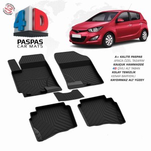 Hyundai i20 1 Pool Design Rubber Car Mat 2009-2014