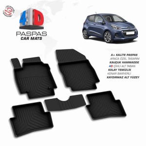 Hyundai İ10 Pool Design Rubber Car Mat 2013-2017