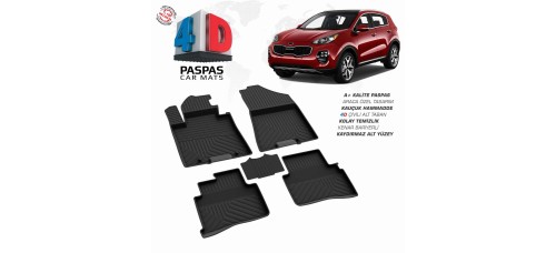 Kia Sportage 4 4D Havuzlu Paspas 2016-2021