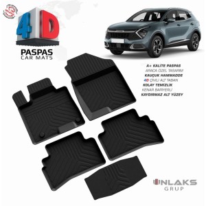 Kia Sportage 5 4D Pool Design Rubber Car Mat 2021-