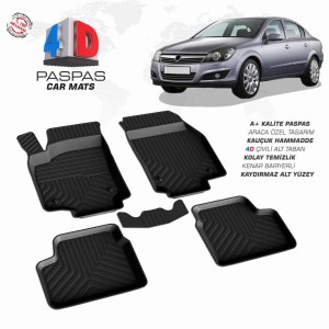 Opel Astra H Sedan, Pool Design Rubber Car Mat 2004-2010