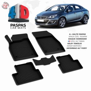 Opel Astra J Sedan Pool Design Rubber Car Mat 2010-2015
