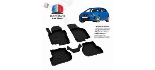 Seat Leon 2 4D Havuzlu Paspas 2006-2012 Arası