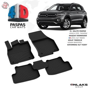 Volkswagen Polo 6.5  Pool Design Rubber Car Mat 2021-