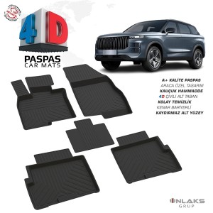 Jaecoo 7   (Gasoline)  4D Pool Design Rubber Car Mat 2024-